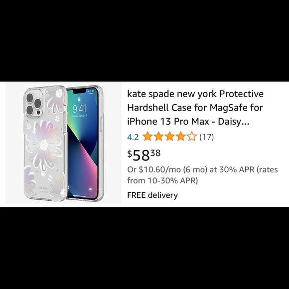 Kate Spade iPhone 13 Pro Max Case - Picture 5 of 5